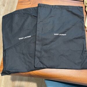 Saint Laurent Black Dust Bags